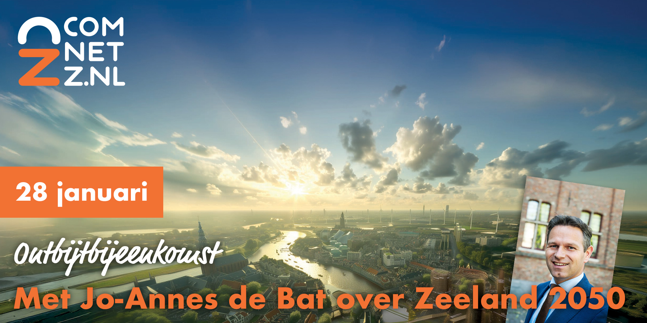 Ontbijtbijeenkomst met Jo-Annes de Bat over Zeeland 2050